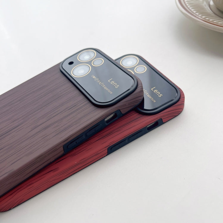 Wood Grain TPU Phone Case with Lens Film, For iPhone 11 Pro, For iPhone X / XS, For iPhone XR, For iPhone XS Max