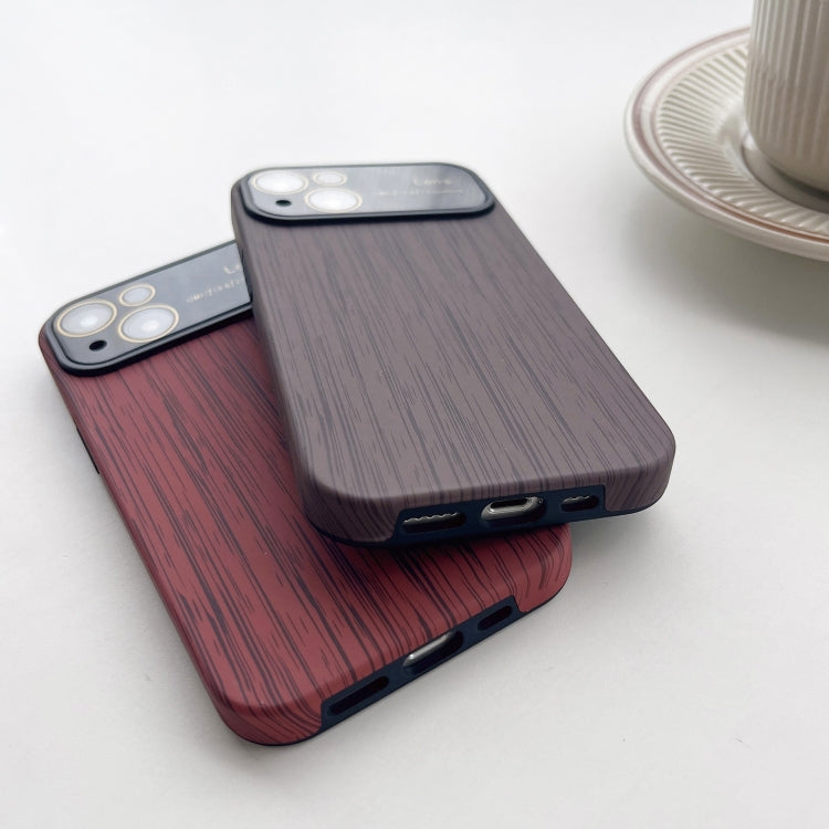 Wood Grain TPU Phone Case with Lens Film, For iPhone 12 Pro Max, For iPhone 12 Pro, For iPhone 11 Pro Max, For iPhone 11