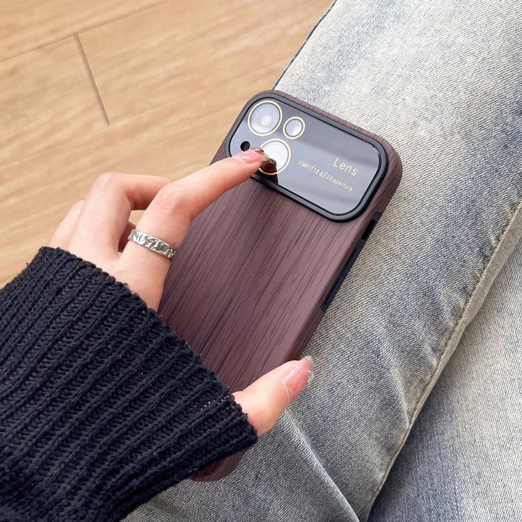 Wood Grain TPU Phone Case with Lens Film, For iPhone 13 Pro Max, For iPhone 13 Pro, For iPhone 13, For iPhone 12