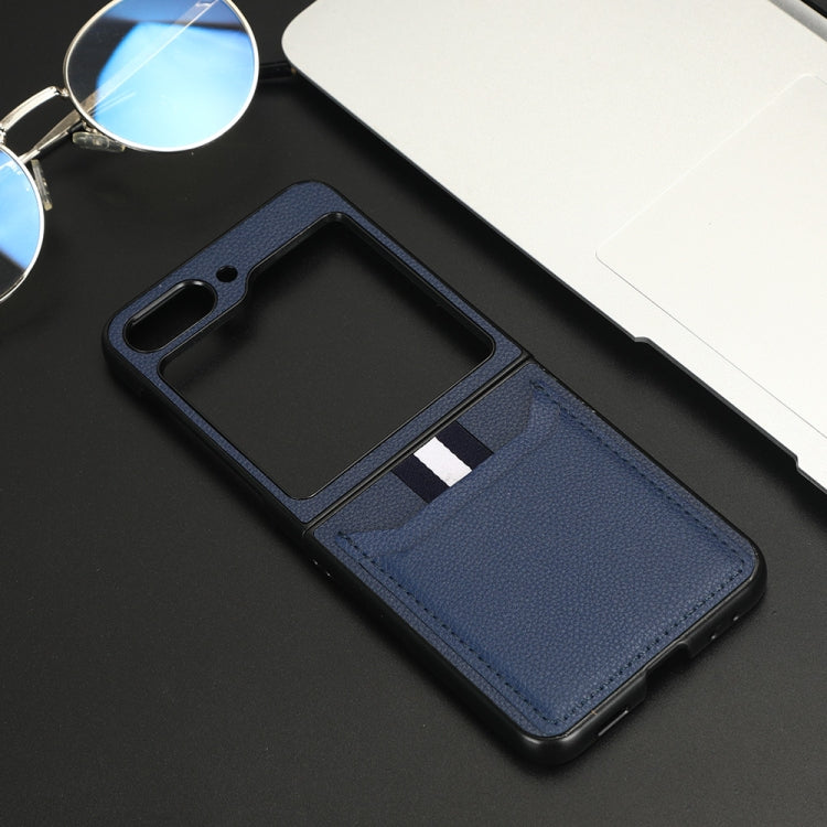 Litchi Texture Card Slots Back Cover Phone Case, For Samsung Galaxy Z Fold5, For Samsung Galaxy Z Flip5