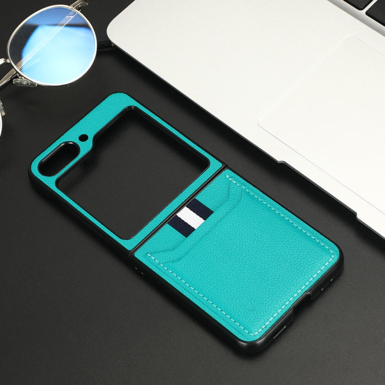 Litchi Texture Card Slots Back Cover Phone Case, For Samsung Galaxy Z Fold5, For Samsung Galaxy Z Flip5