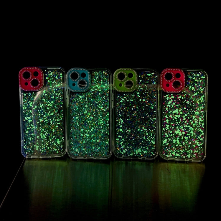 Luminous Epoxy TPU Glitter Phone Case, For iPhone 14, For iPhone 14 Pro, For iPhone 14 Pro Max, For iPhone 13 Pro Max, For iPhone 13 Pro, For iPhone 13