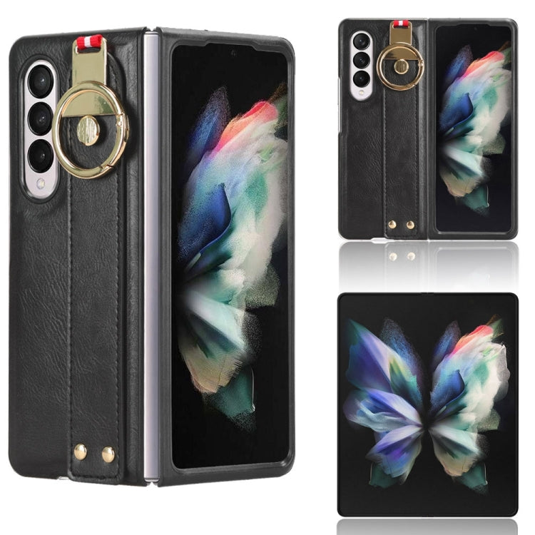 Wristband Leather Back Phone Case, For Samsung Galaxy S24 5G, For Samsung Galaxy Z Flip5, For Samsung Galaxy Z Flip3 5G, For Samsung Galaxy Z Fold3 5G