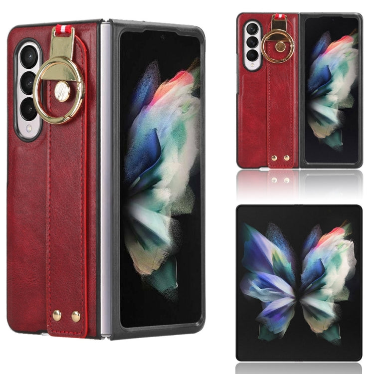 Wristband Leather Back Phone Case, For Samsung Galaxy Z Flip5, For Samsung Galaxy S22 Ultra 5G, For Samsung Galaxy Z Flip3 5G, For Samsung Galaxy Z Fold3 5G