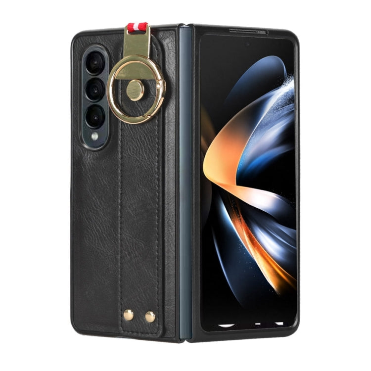 Wristband Leather Back Phone Case, For Samsung Galaxy Z Fold4, For Samsung Galaxy A05s 4G, For Samsung Galaxy S24 Ultra 5G, For Samsung Galaxy M34 5G