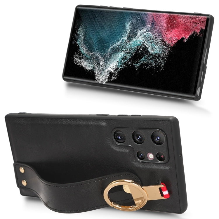 Wristband Leather Back Phone Case