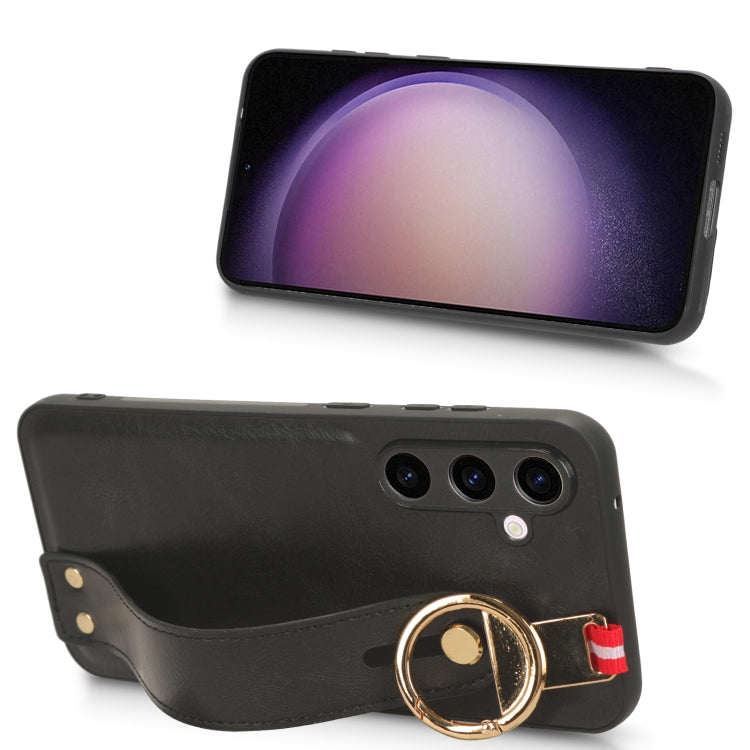 Wristband Leather Back Phone Case, For Samsung Galaxy S23 FE 5G, For Samsung Galaxy S24+ 5G, For Samsung Galaxy Z Flip4, For Samsung Galaxy Z Flip5