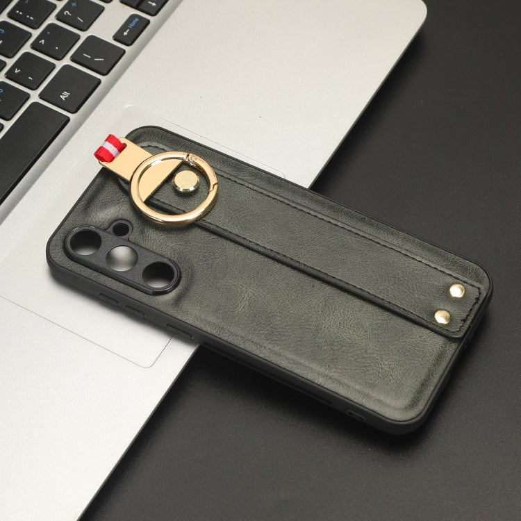 Wristband Leather Back Phone Case, For Samsung Galaxy S23 FE 5G, For Samsung Galaxy S24+ 5G, For Samsung Galaxy Z Flip4, For Samsung Galaxy Z Flip5