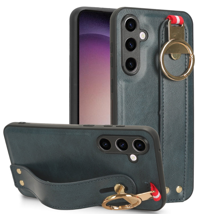 Wristband Leather Back Phone Case, For Samsung Galaxy S23 FE 5G, For Samsung Galaxy S24+ 5G, For Samsung Galaxy Z Flip4, For Samsung Galaxy Z Flip5