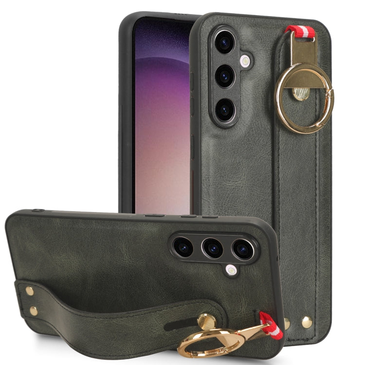 Wristband Leather Back Phone Case, For Samsung Galaxy S23 FE 5G, For Samsung Galaxy S24+ 5G, For Samsung Galaxy Z Flip4, For Samsung Galaxy Z Flip5