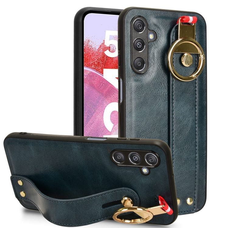 Wristband Leather Back Phone Case, For Samsung Galaxy M34 5G, For Samsung Galaxy Z Fold4, For Samsung Galaxy A05s 4G, For Samsung Galaxy S24 Ultra 5G