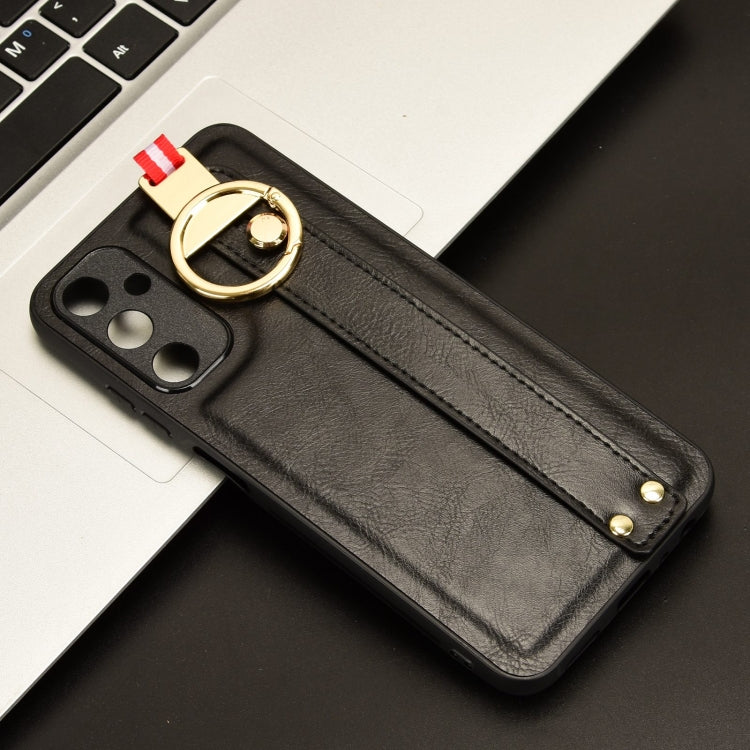 Wristband Leather Back Phone Case