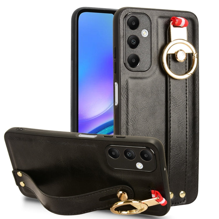 Wristband Leather Back Phone Case, For Samsung Galaxy M34 5G, For Samsung Galaxy Z Fold4, For Samsung Galaxy A05s 4G, For Samsung Galaxy S24 Ultra 5G