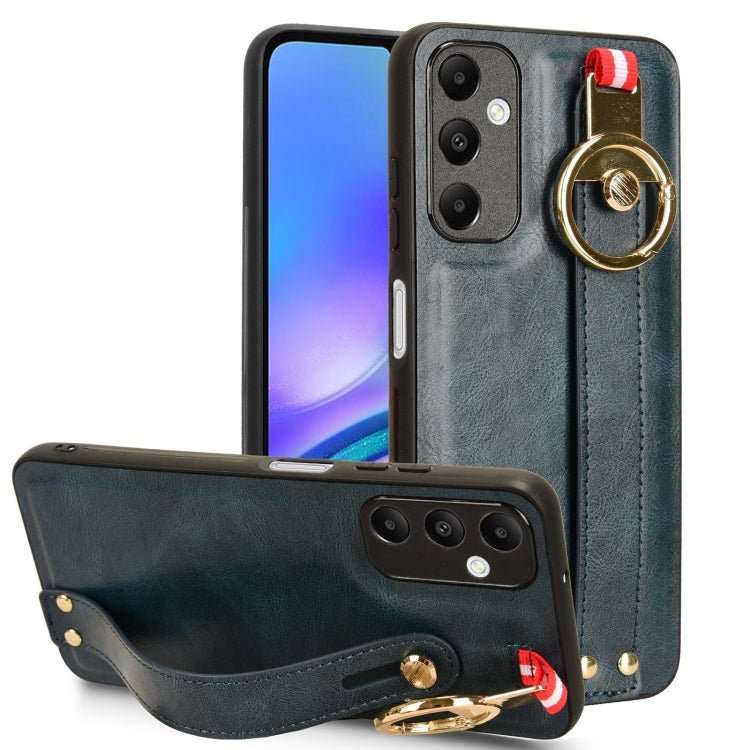 Wristband Leather Back Phone Case, For Samsung Galaxy M34 5G, For Samsung Galaxy Z Fold4, For Samsung Galaxy A05s 4G, For Samsung Galaxy S24 Ultra 5G