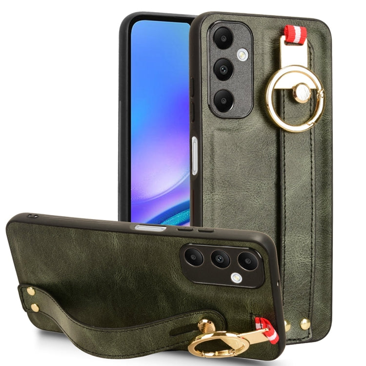 Wristband Leather Back Phone Case, For Samsung Galaxy M34 5G, For Samsung Galaxy Z Fold4, For Samsung Galaxy A05s 4G, For Samsung Galaxy S24 Ultra 5G