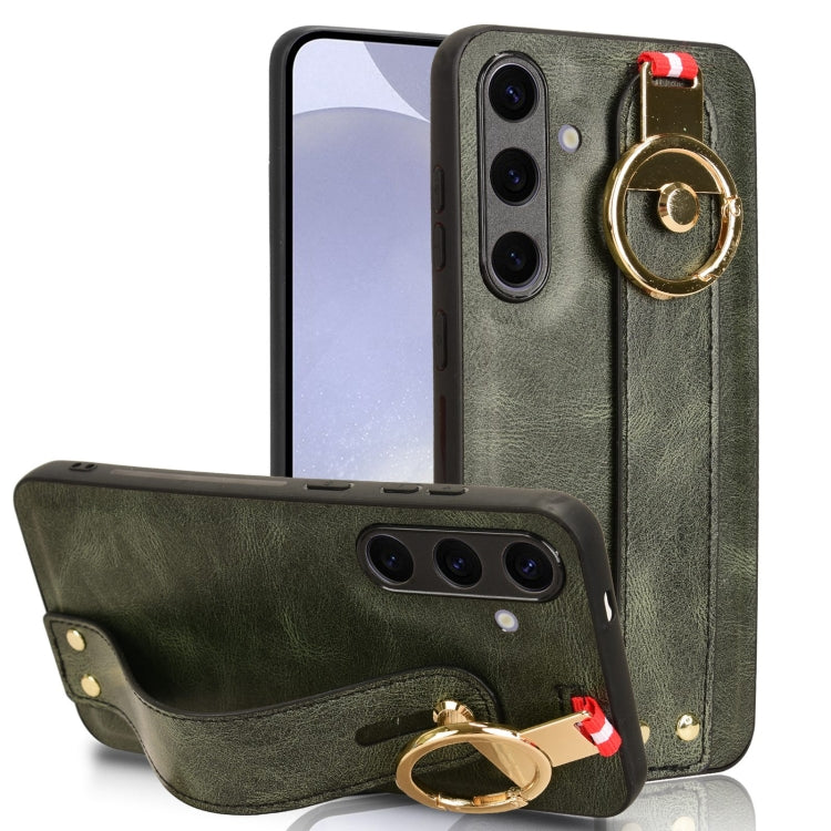 Wristband Leather Back Phone Case, For Samsung Galaxy S22 Ultra 5G, For Samsung Galaxy S24 5G, For Samsung Galaxy Z Flip3 5G, For Samsung Galaxy Z Fold3 5G
