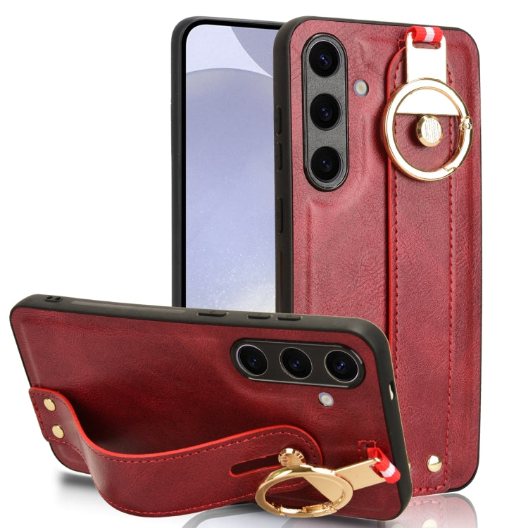 Wristband Leather Back Phone Case, For Samsung Galaxy S23 FE 5G, For Samsung Galaxy S24+ 5G, For Samsung Galaxy Z Flip4, For Samsung Galaxy Z Flip5