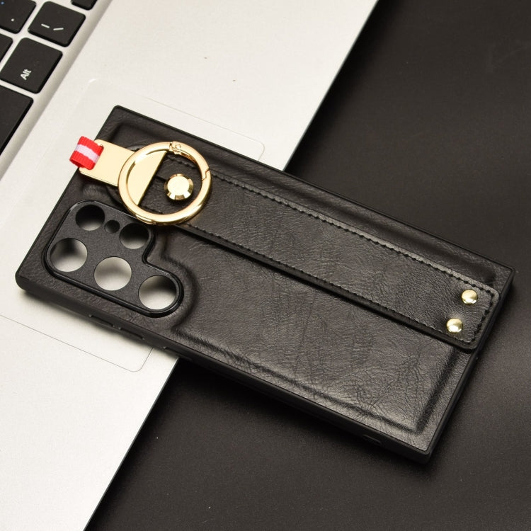 Wristband Leather Back Phone Case