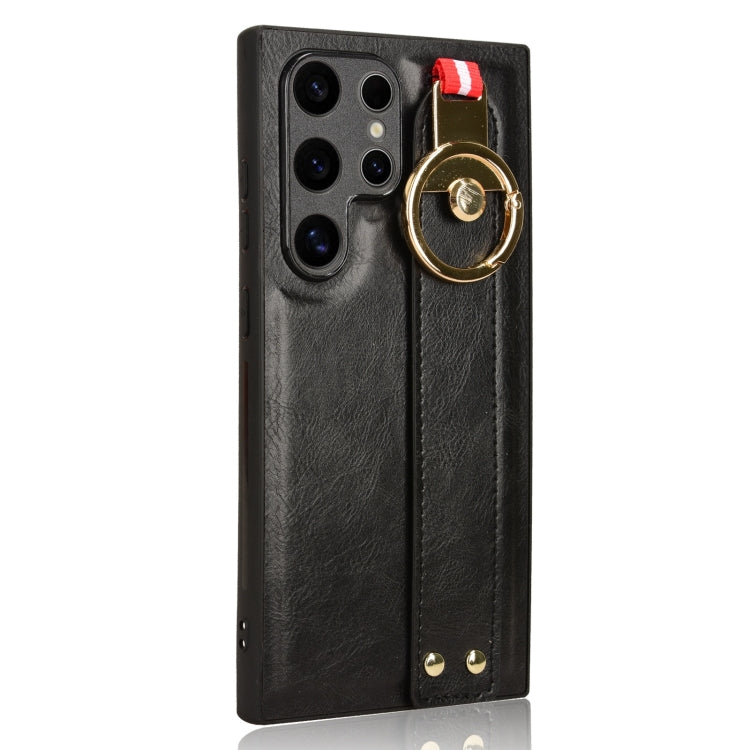 Wristband Leather Back Phone Case, For Samsung Galaxy S24 Ultra 5G, For Samsung Galaxy M34 5G, For Samsung Galaxy Z Fold4, For Samsung Galaxy A05s 4G