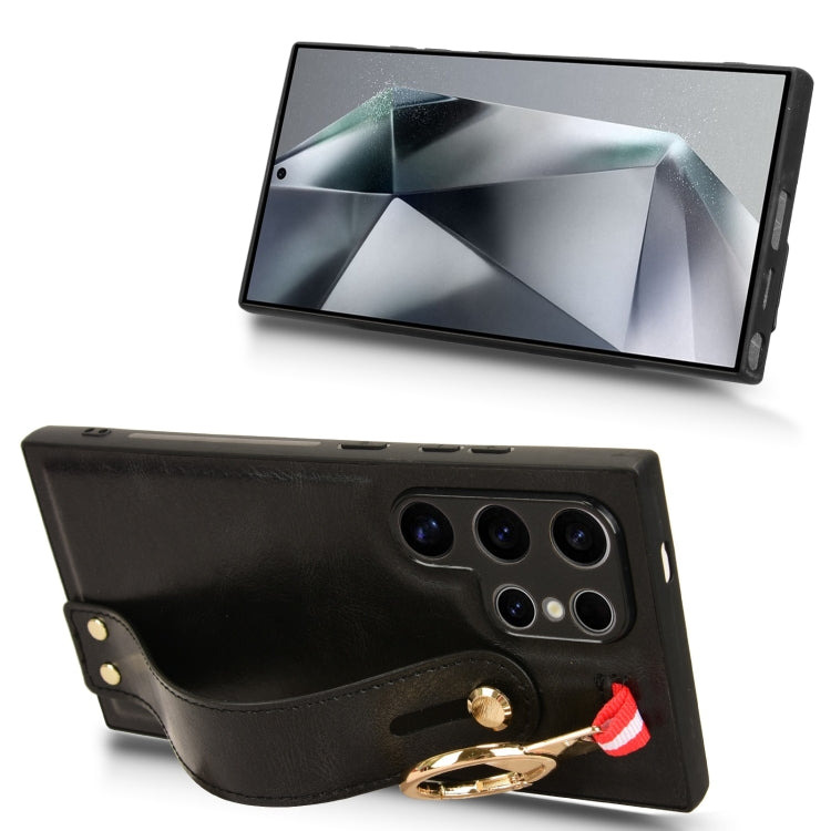 Wristband Leather Back Phone Case, For Samsung Galaxy S24 Ultra 5G, For Samsung Galaxy M34 5G, For Samsung Galaxy Z Fold4, For Samsung Galaxy A05s 4G