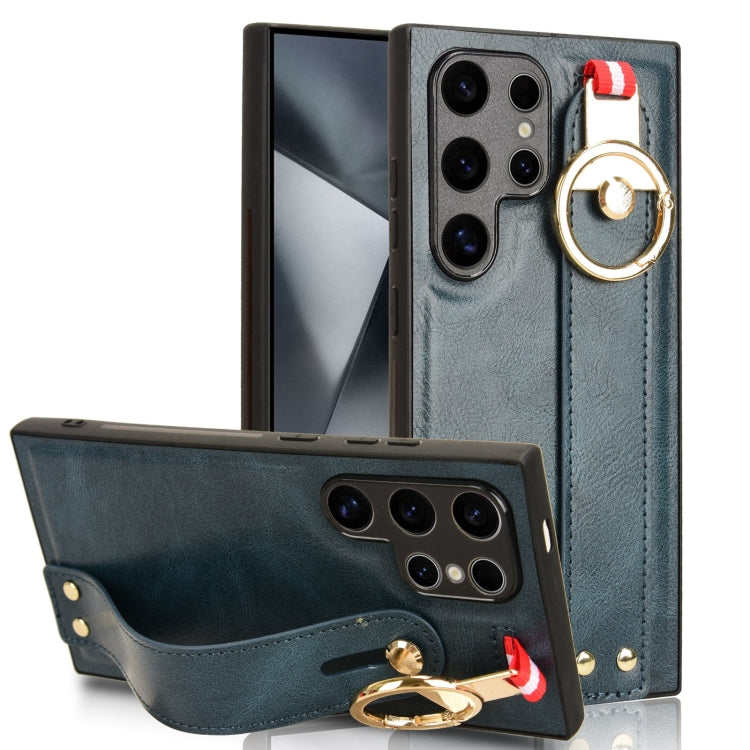 Wristband Leather Back Phone Case, For Samsung Galaxy M34 5G, For Samsung Galaxy Z Fold4, For Samsung Galaxy A05s 4G, For Samsung Galaxy S24 Ultra 5G