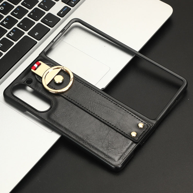 Wristband Leather Back Phone Case