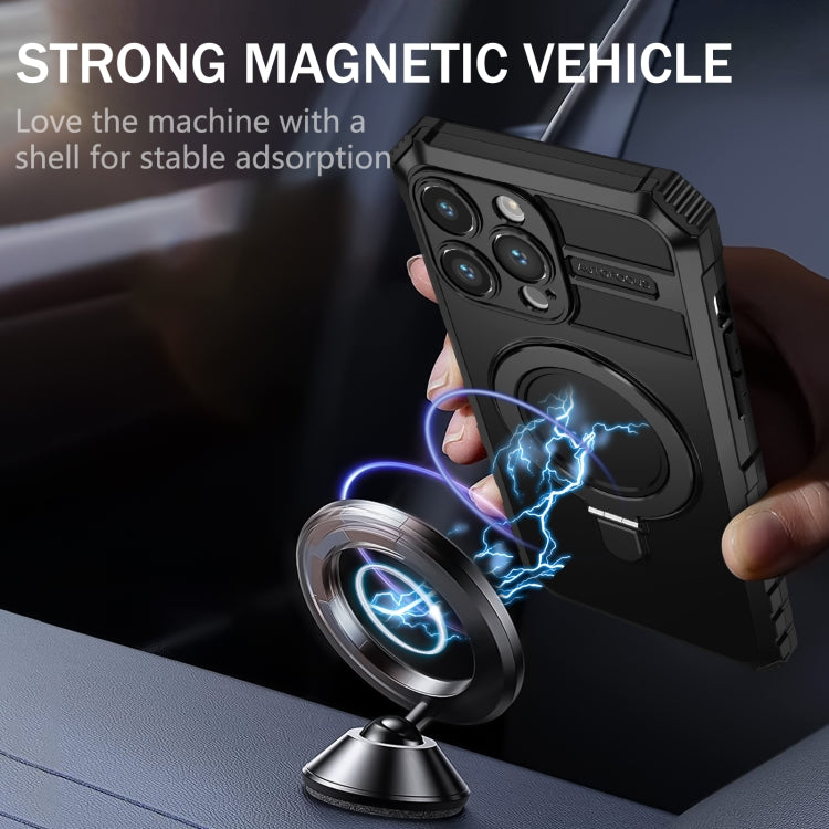 MagSafe Magnetic Holder Phone Case, For iPhone 15 Pro Max, For iPhone 15 Pro, For iPhone 15 Plus, For iPhone 15