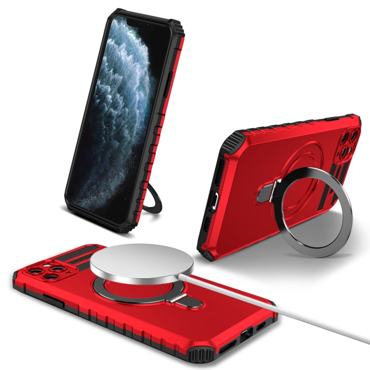 MagSafe Magnetic Holder Phone Case, For iPhone 11 Pro