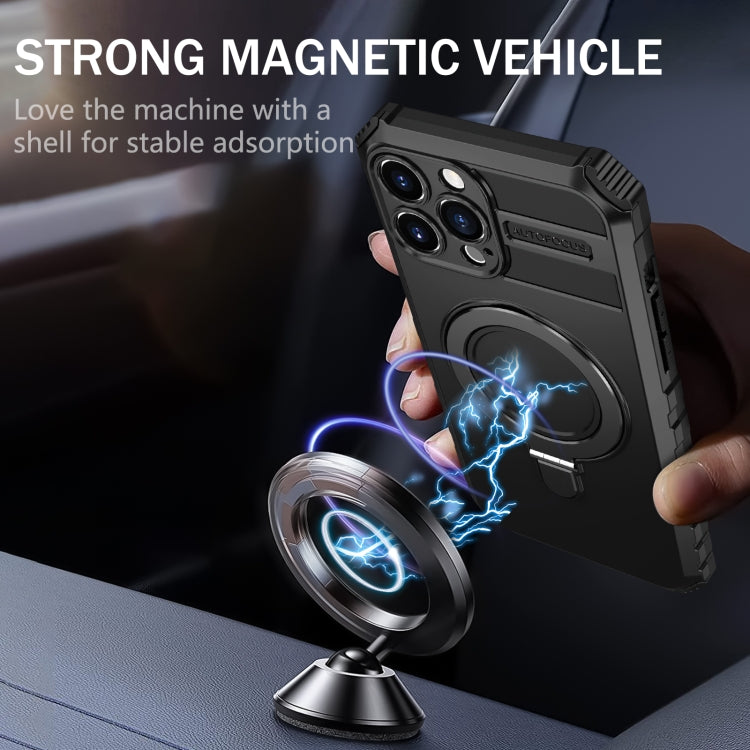 MagSafe Magnetic Holder Phone Case, For iPhone 13 Pro Max, For iPhone 13 Pro, For iPhone 13, For iPhone 12