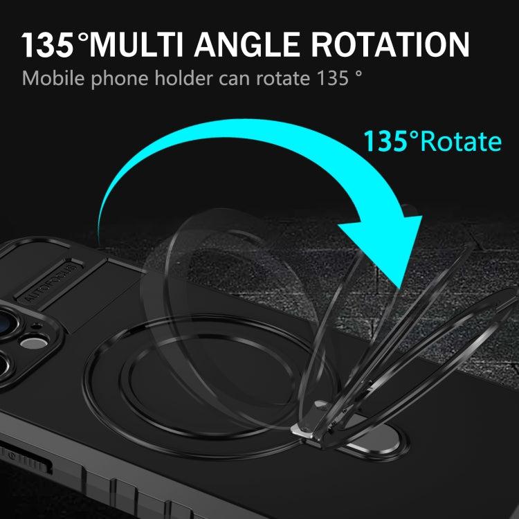 MagSafe Magnetic Holder Phone Case, For iPhone 13 Pro Max, For iPhone 13 Pro, For iPhone 13, For iPhone 12