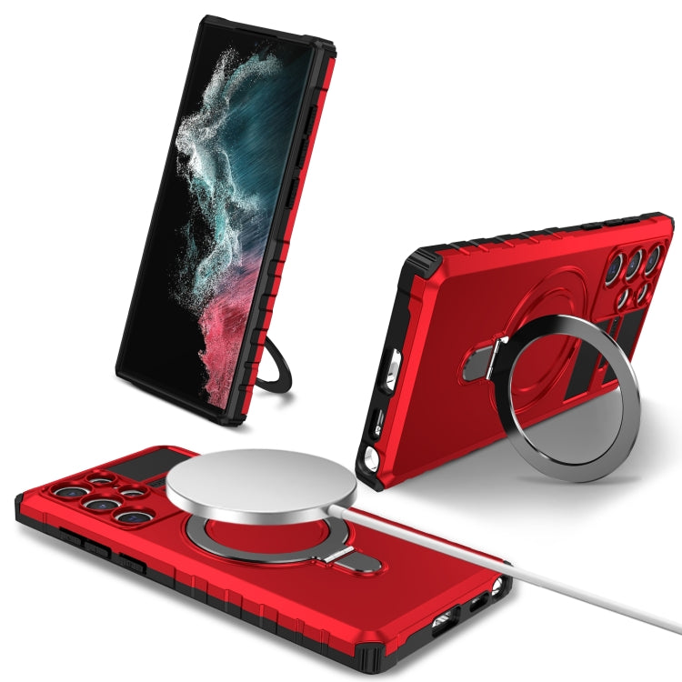 MagSafe Magnetic Holder Phone Case, For Samsung Galaxy S23 Ultra 5G, For Samsung Galaxy S23 5G, For Samsung Galaxy S20 FE, For Samsung Galaxy S22 Ultra 5G