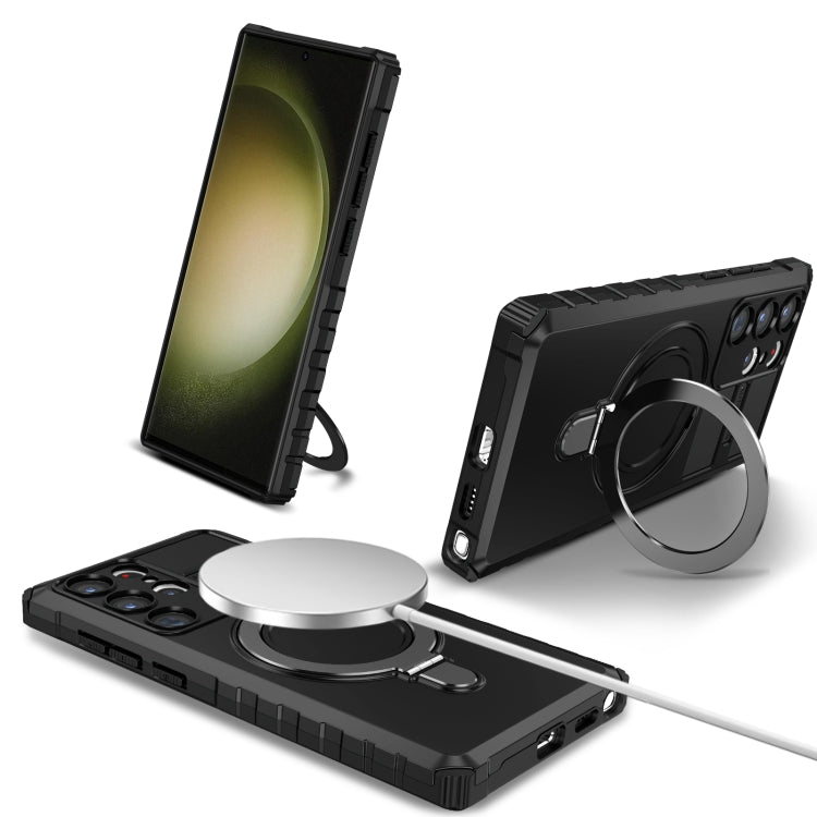 MagSafe Magnetic Holder Phone Case, For Samsung Galaxy S23 Ultra 5G, For Samsung Galaxy S23 5G, For Samsung Galaxy S20 FE, For Samsung Galaxy S22 Ultra 5G