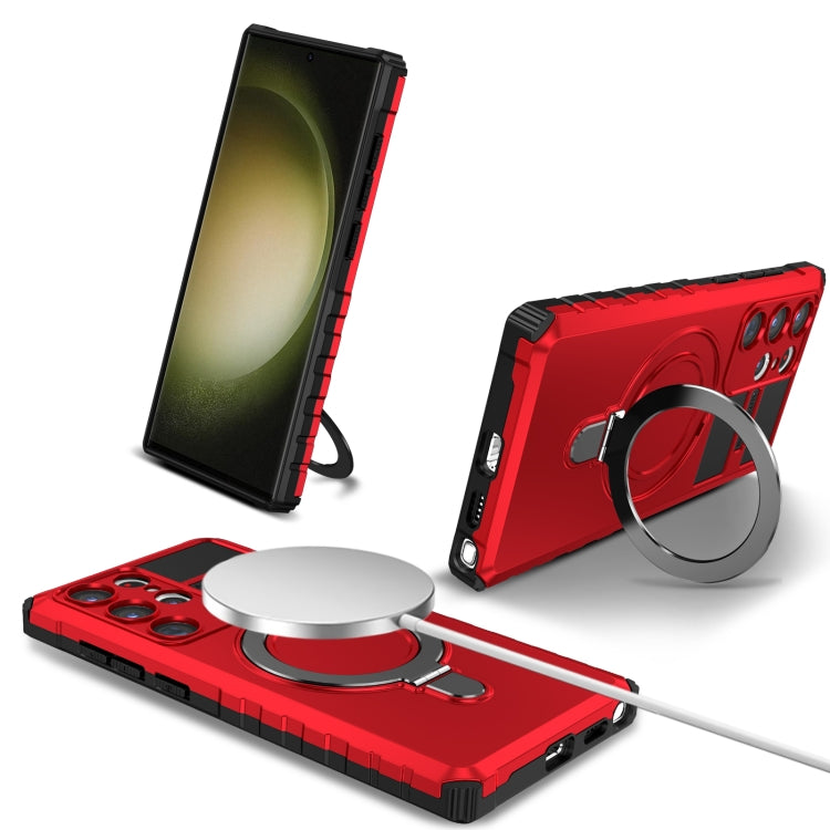 MagSafe Magnetic Holder Phone Case, For Samsung Galaxy S23 Ultra 5G, For Samsung Galaxy S23 5G, For Samsung Galaxy S20 FE, For Samsung Galaxy S22 Ultra 5G