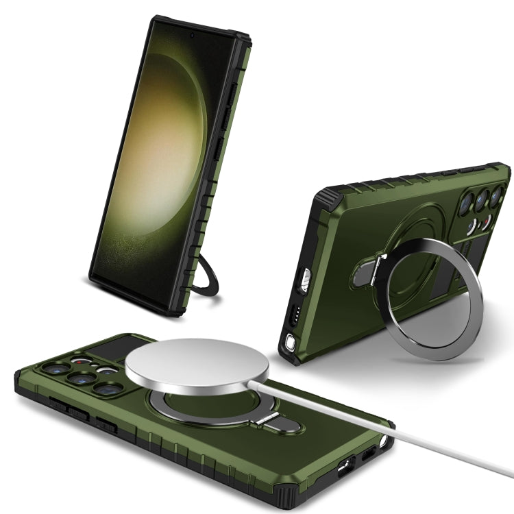 MagSafe Magnetic Holder Phone Case, For Samsung Galaxy S23 Ultra 5G, For Samsung Galaxy S23 5G, For Samsung Galaxy S20 FE, For Samsung Galaxy S22 Ultra 5G