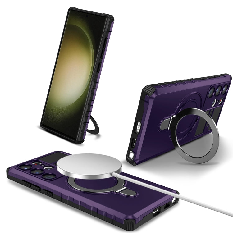 MagSafe Magnetic Holder Phone Case, For Samsung Galaxy S23 Ultra 5G, For Samsung Galaxy S23 5G, For Samsung Galaxy S20 FE, For Samsung Galaxy S22 Ultra 5G