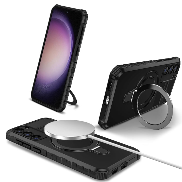 MagSafe Magnetic Holder Phone Case, For Samsung Galaxy S23 Ultra 5G, For Samsung Galaxy S23 5G, For Samsung Galaxy S20 FE, For Samsung Galaxy S22 Ultra 5G