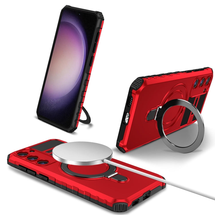 MagSafe Magnetic Holder Phone Case, For Samsung Galaxy S23 Ultra 5G, For Samsung Galaxy S23 5G, For Samsung Galaxy S20 FE, For Samsung Galaxy S22 Ultra 5G