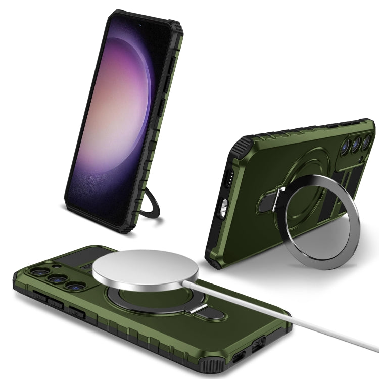 MagSafe Magnetic Holder Phone Case, For Samsung Galaxy S23 Ultra 5G, For Samsung Galaxy S23 5G, For Samsung Galaxy S20 FE, For Samsung Galaxy S22 Ultra 5G