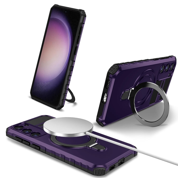 MagSafe Magnetic Holder Phone Case, For Samsung Galaxy S23 Ultra 5G, For Samsung Galaxy S23 5G, For Samsung Galaxy S20 FE, For Samsung Galaxy S22 Ultra 5G