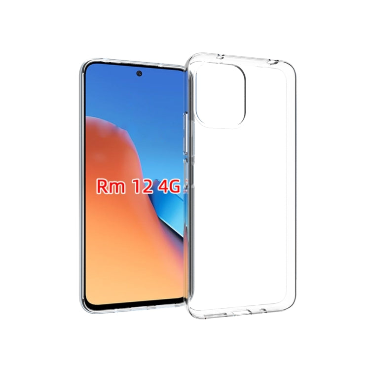 Coque de téléphone en TPU texturé imperméable pour Xiaomi Redmi 12 4G