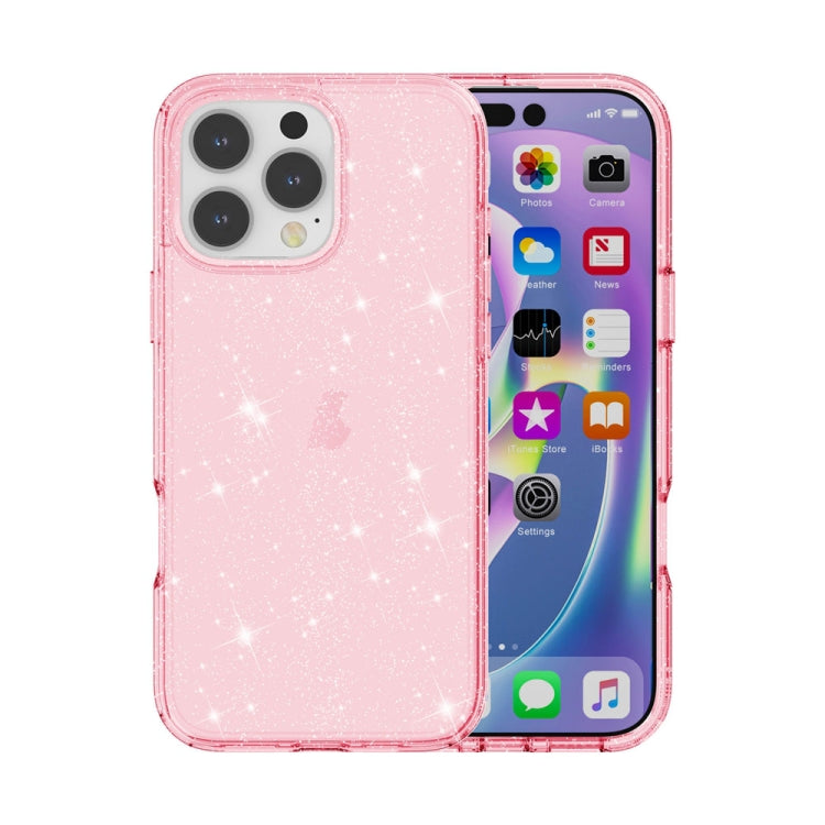 Shockproof Terminator Glitter Powder Phone Case, For iPhone 16 Pro Max, For iPhone 16 Pro, For iPhone 16 Plus, For iPhone 16
