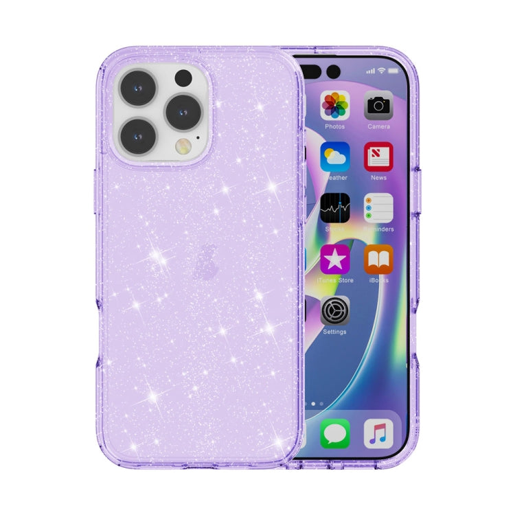 Shockproof Terminator Glitter Powder Phone Case, For iPhone 16 Pro Max, For iPhone 16 Pro, For iPhone 16 Plus, For iPhone 16
