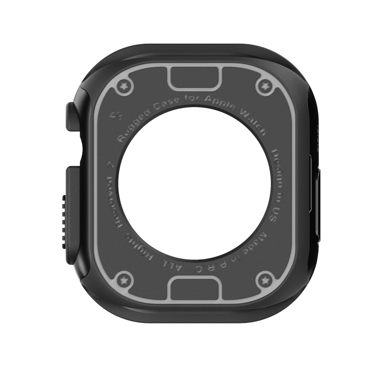 2-in-1 PC Hybrid TPU Armor Watch Case, For Apple Watch Ultra 4 / 3 / 2 / 1 49mm, For Apple Watch Series 6 / 5 / 4 / SE 44mm, For Apple Watch Series 6 / 5 / 4 / SE 40mm