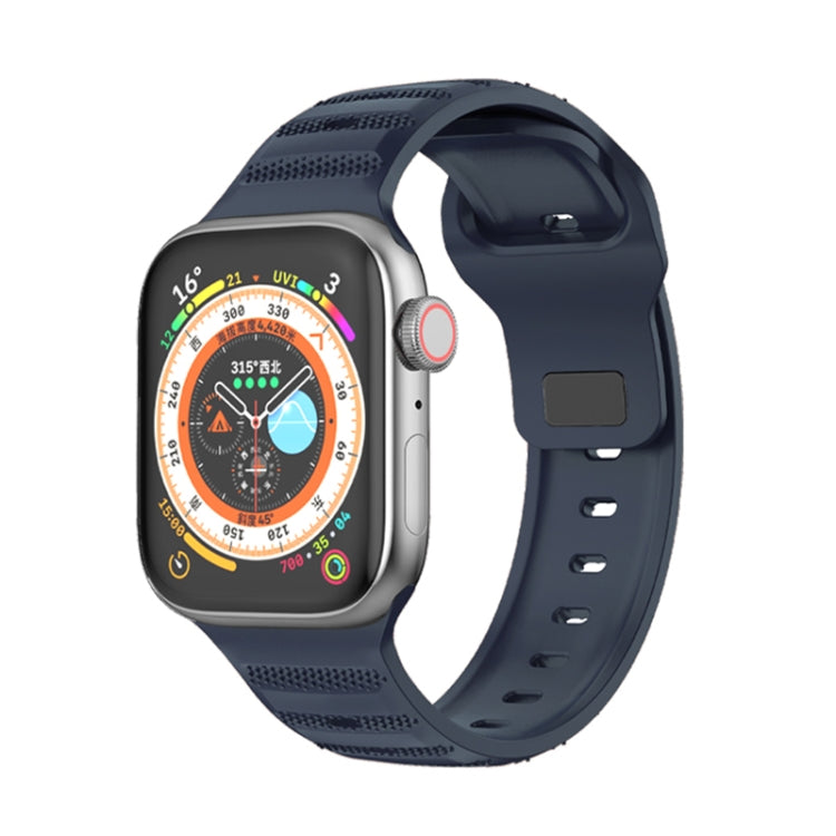 Dot Texture Fluororubber Watch Band, For Apple Watch Ultra 2 49mm, For Apple Watch 8 45mm, For Apple Watch 9 45mm, For Apple Watch SE 2022 40mm