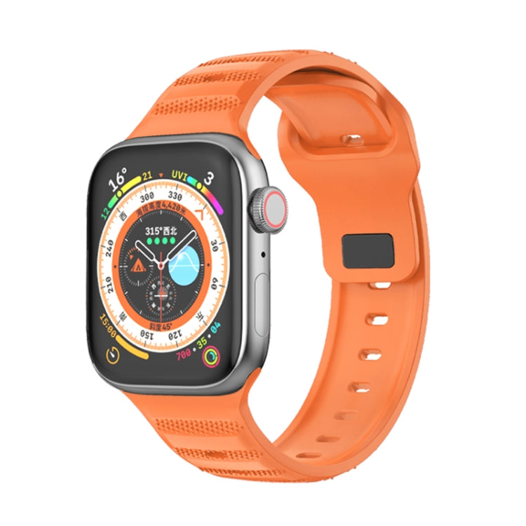 Dot Texture Fluororubber Watch Band, For Apple Watch Ultra 2 49mm, For Apple Watch 8 45mm, For Apple Watch 9 45mm, For Apple Watch SE 2022 40mm