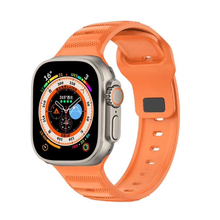 Dot Texture Fluororubber Watch Band, For Apple Watch Ultra 2 49mm, For Apple Watch 8 45mm, For Apple Watch 9 45mm, For Apple Watch SE 2022 40mm
