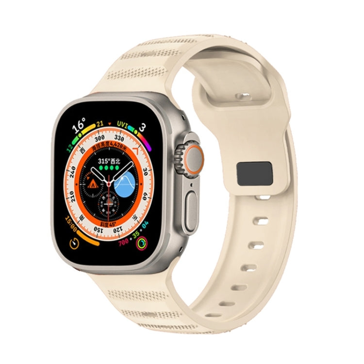 Dot Texture Fluororubber Watch Band, For Apple Watch Ultra 2 49mm, For Apple Watch 8 45mm, For Apple Watch 9 45mm, For Apple Watch SE 2022 40mm