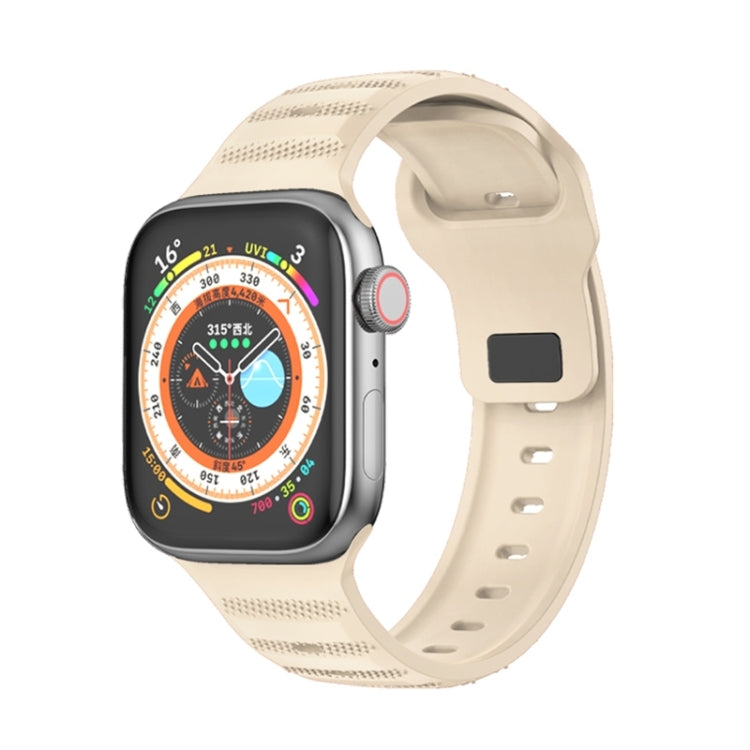 Dot Texture Fluororubber Watch Band, For Apple Watch Ultra 2 49mm, For Apple Watch 8 45mm, For Apple Watch 9 45mm, For Apple Watch SE 2022 40mm