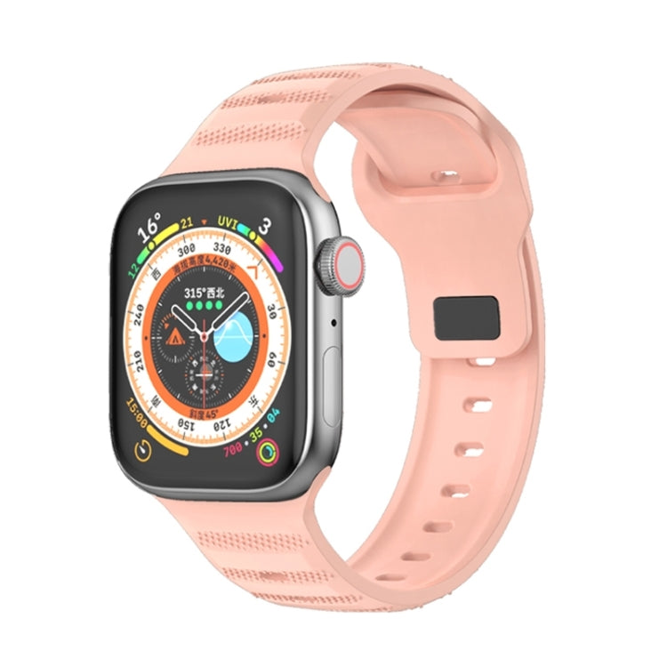 Dot Texture Fluororubber Watch Band, For Apple Watch Ultra 2 49mm, For Apple Watch 8 45mm, For Apple Watch 9 45mm, For Apple Watch SE 2022 40mm