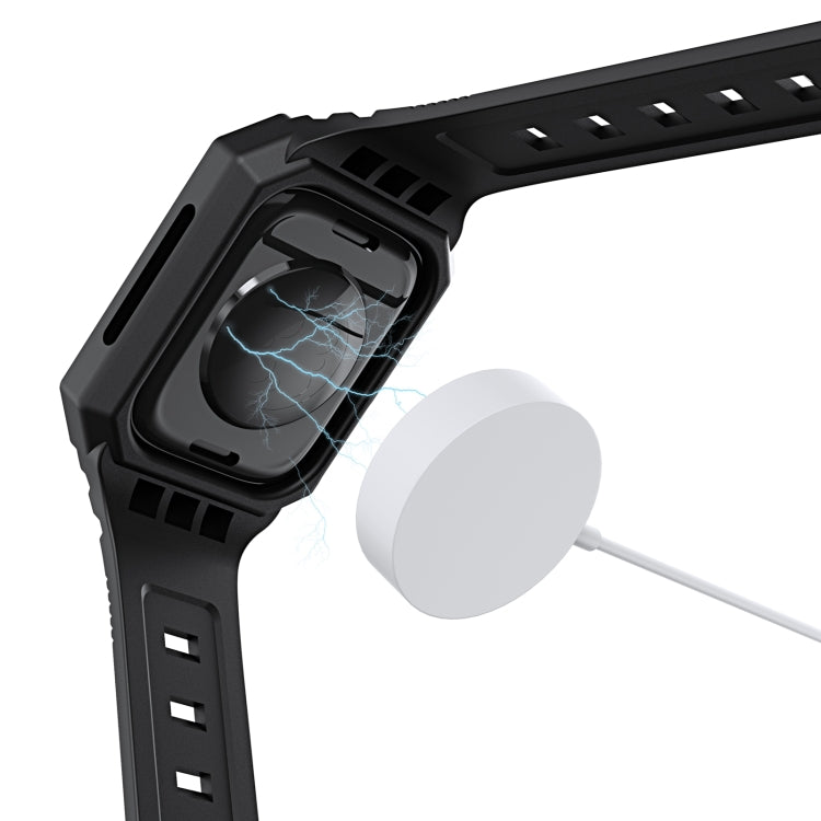 PC Rugged Case Integrated TPU Watch Band